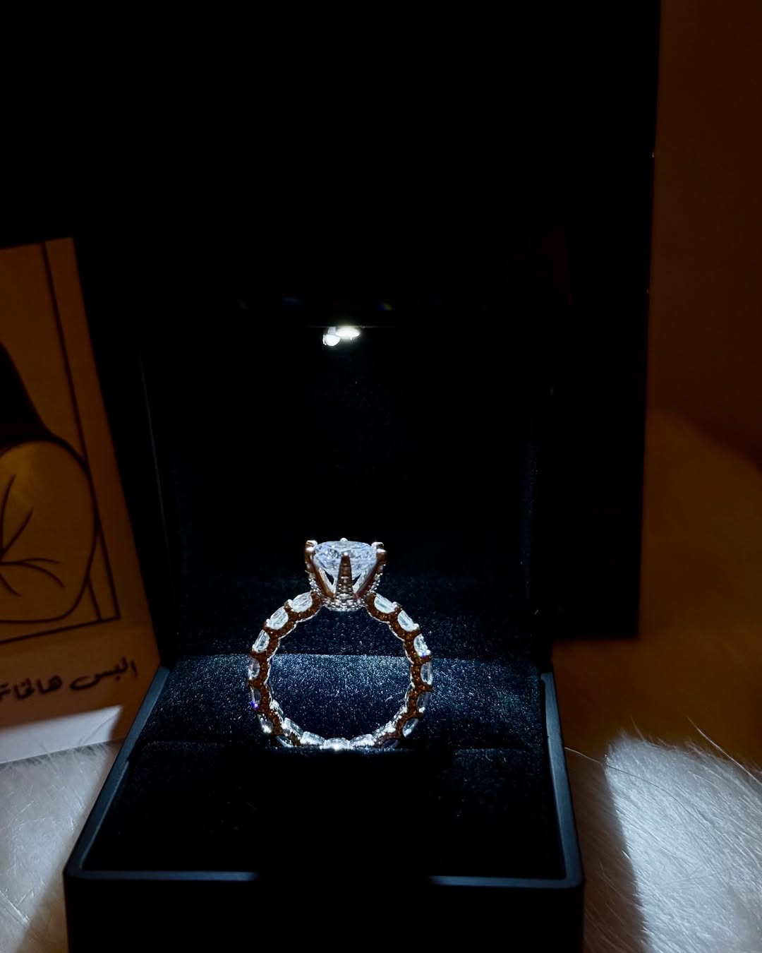 خاتم دوليكس بأحجار الزيكرون الألماسي 💎💍