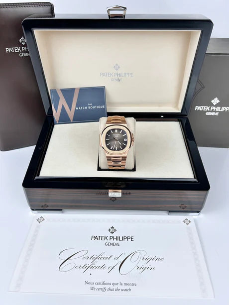 Patek Philippe - Nautilus - Rose Gold - 5711/1R ┃ساعة باتك فيليب أوتوماتيكي + العلبة الأصلية