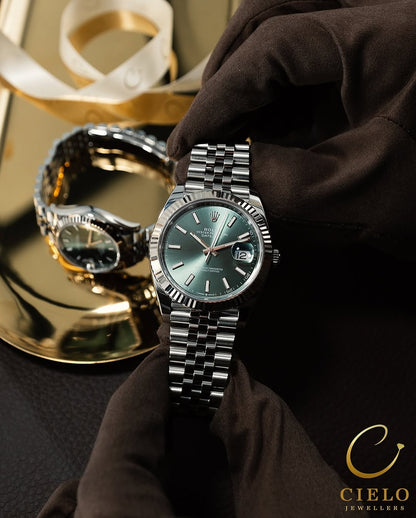 Rolex datejust 41 (أوتوماتيكية) + العلبة الأصلية